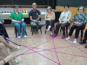 taller con mayores en Bejís.