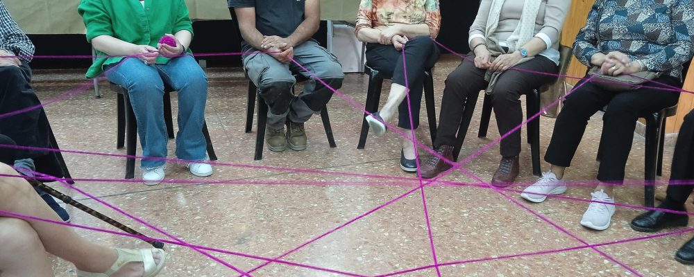 taller con mayores en Bejís.